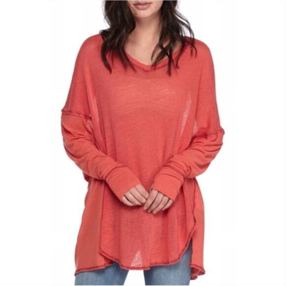 Free People We the Free Never Give Up Tunic Top - Picture 1 of 10